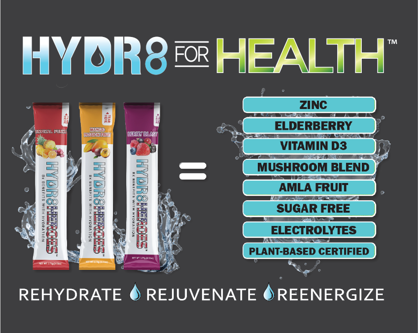 BERRY BLAST STICK PACKS -30 Individual Hydration Powder Sticks