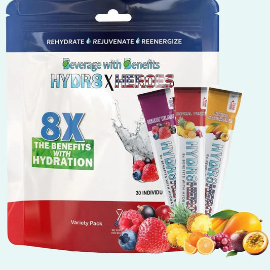 12 Count Variety Pack Mushroom Infused Hydration | 3 Flavors Sampler